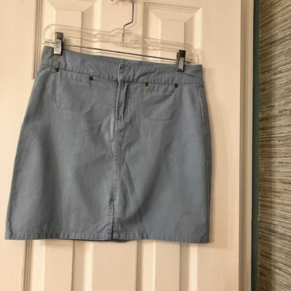 COPPER KEY - Junior Size 3 - Light Blue Cotton Mini Skirt - Excellent Condition!